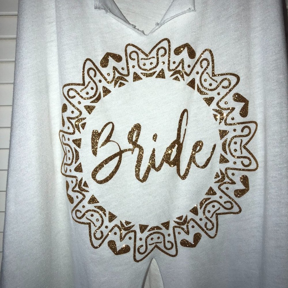 BRIDE Tank top and Sash Large